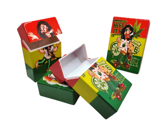 RASTA CIGARETTE BOX CASE