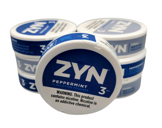 ZYN 3 PEPPERMINT NICOTINE POUCHES