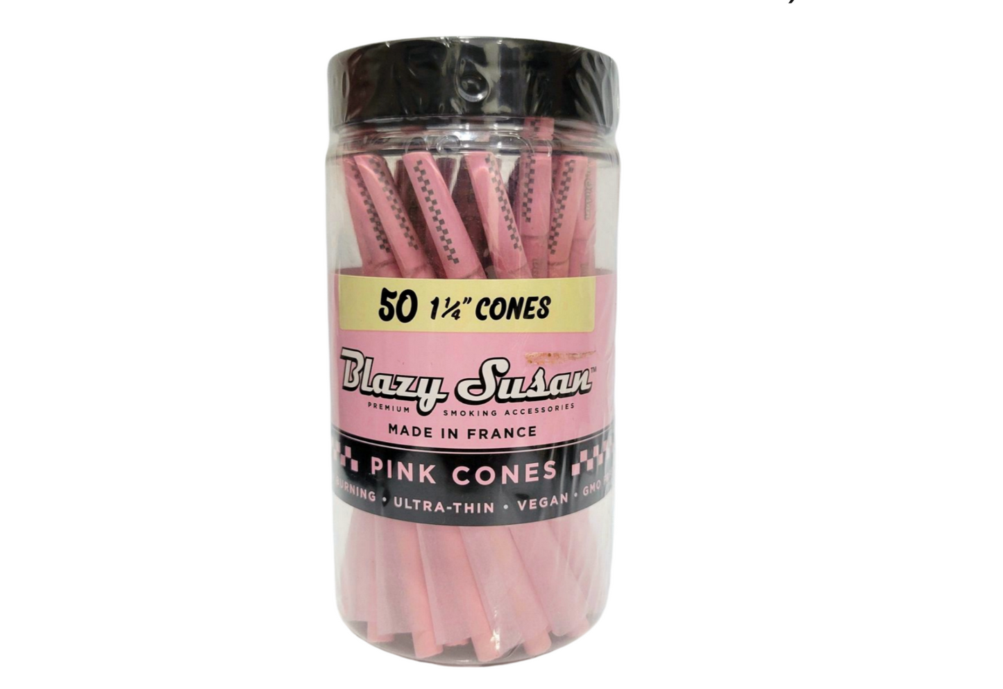 BLAZY SUSAN 1 1/4 CONES (50 PACK PLASTIC CONTAINER)