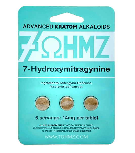 7OHMZ 7-Hydroxymitragynine Extract Tablets 3ct